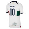 Officiële Voetbalshirt Portugal Bernardo 10 Uit WK 2022 - Heren